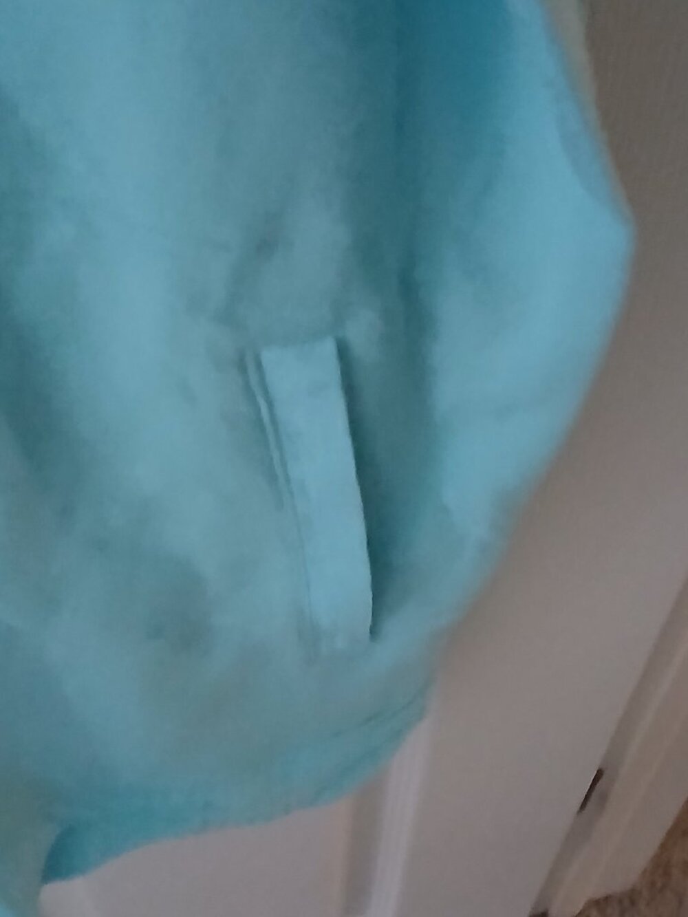 Denim & Co. Active Regular French Terry Tunic w/ Gauze Detail - Picture 4 of 7